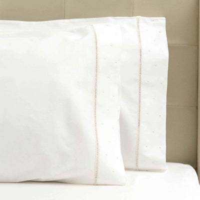 Pillow Case: Lace & Dots