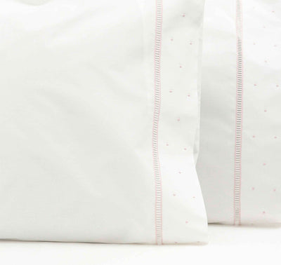 Bed Set: Lace & Dots White