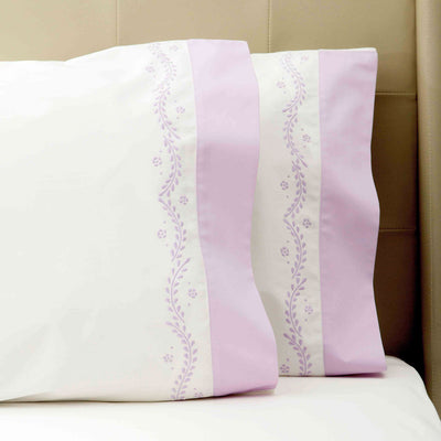 Pillow Case: Vines and Flowers