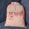 Ladies' Undergarment Bag: Gumamela