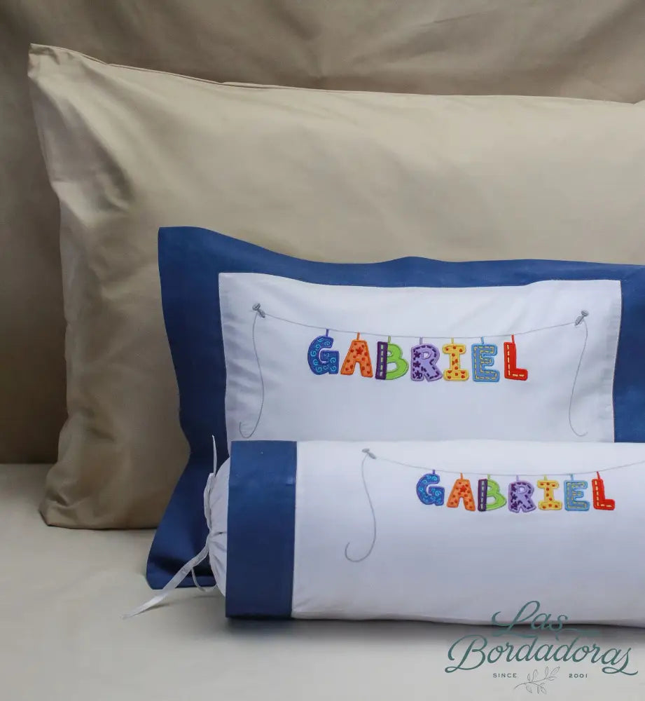 Baby Bolster & Boudoir Applique Alphabet main