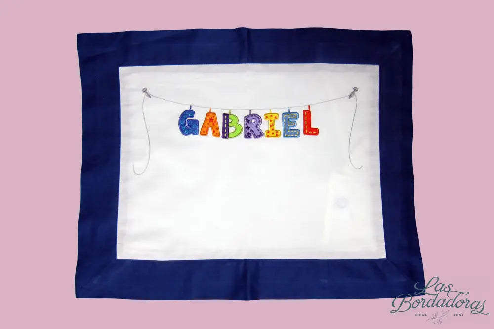 Baby Boudoir Applique Alphabet / Blue main
