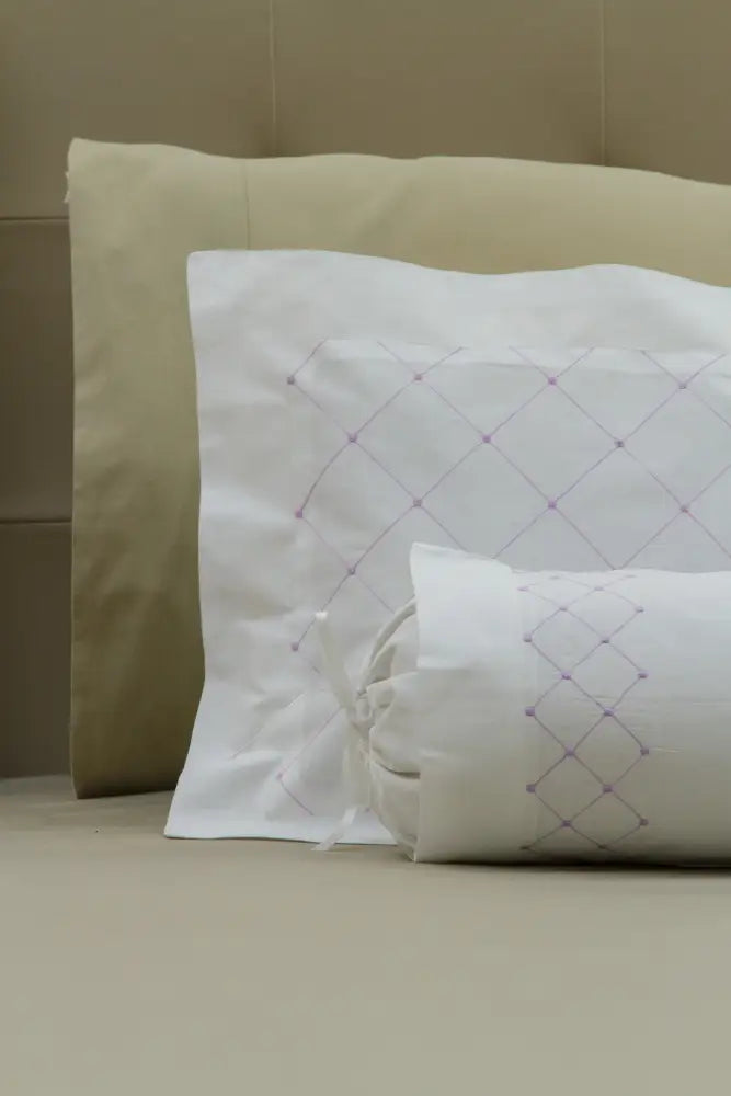 Boudoir & Bolster Cases Diamond Pearls / Lavender / 300