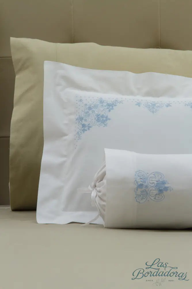 Boudoir & Bolster Cases Betty’s Flowers / Blue / 600