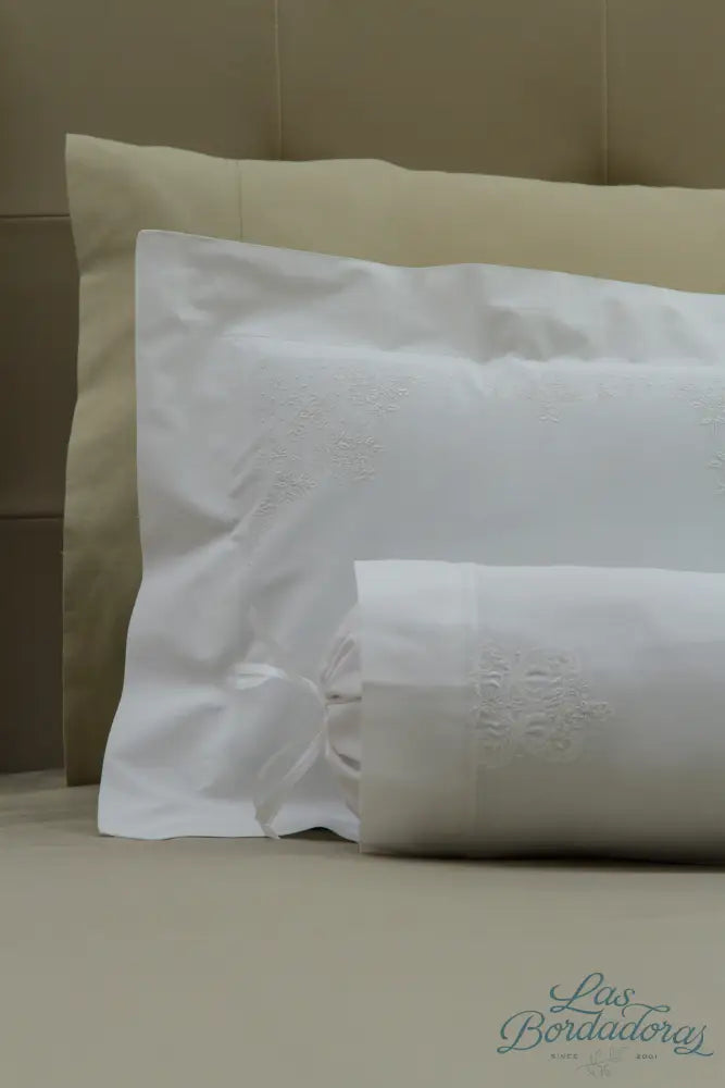 Boudoir & Bolster Cases Betty’s Flowers / White / 300