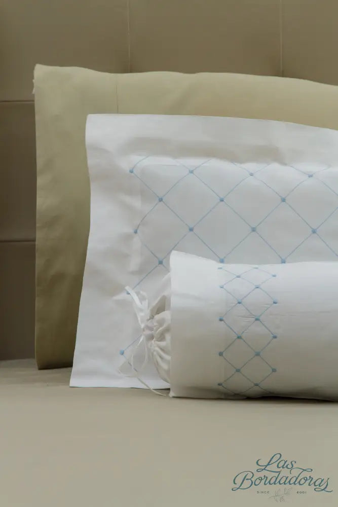 Boudoir & Bolster Cases Diamond Pearls / Light Blue / 600