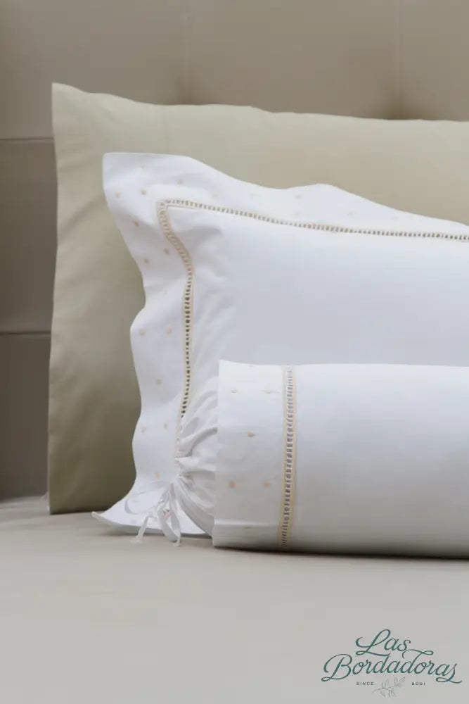 Boudoir & Bolster Cases Lace & Dots / Beige / 600