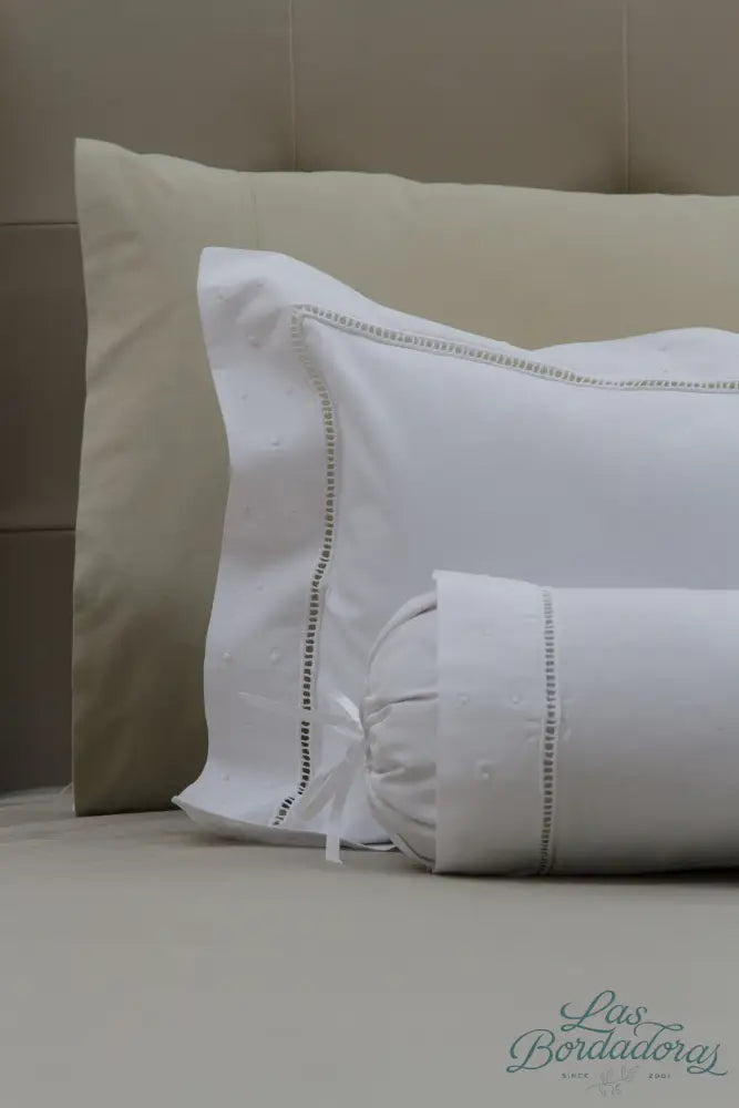 Boudoir & Bolster Cases Lace & Dots / White / 600