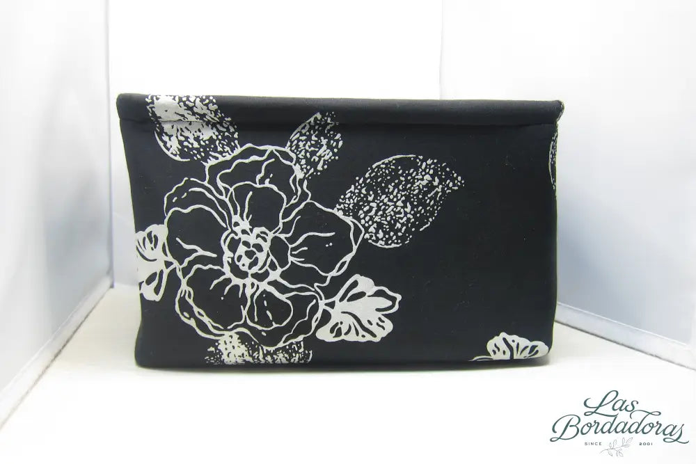 Catch All Bins Black Floral main