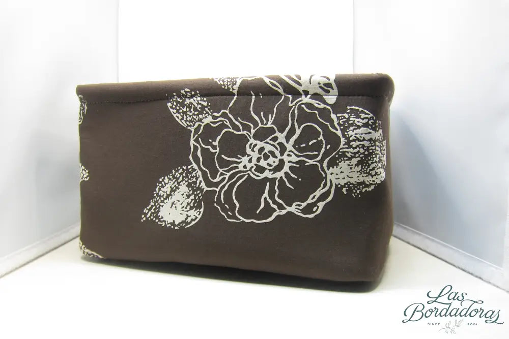 Catch All Bins Brown Floral main