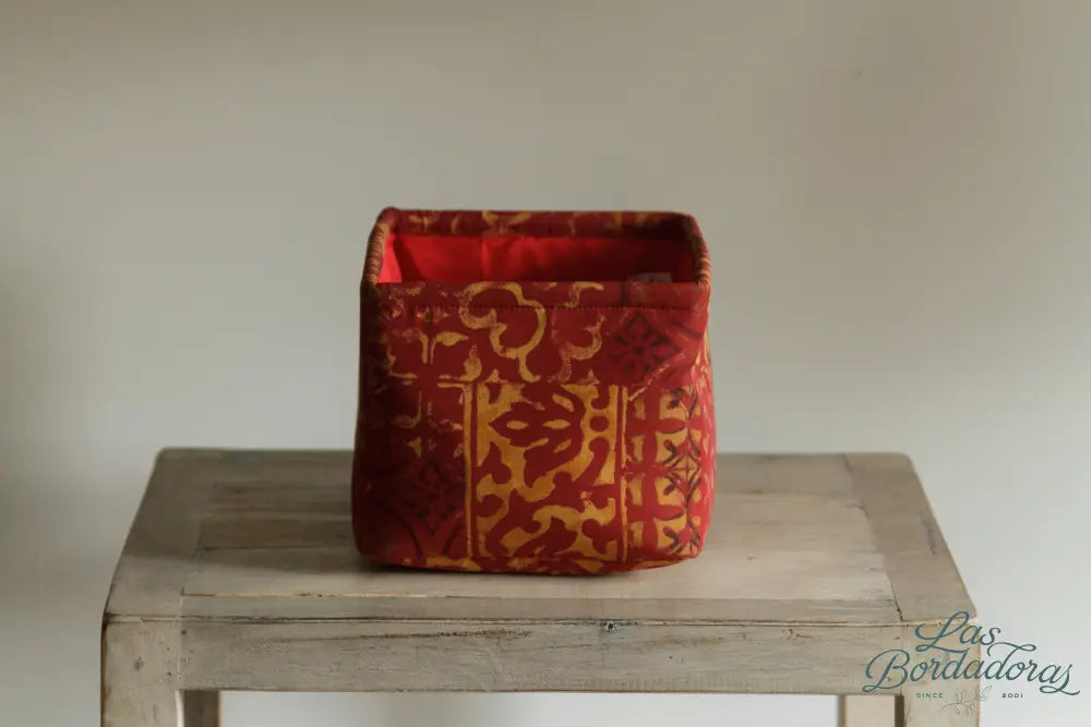 Catch All Bins Red and Yellow Tiles main