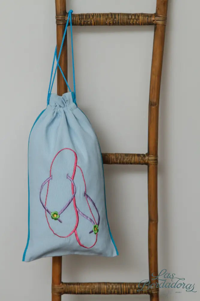 Flip Flop Bags Ladies / Aqua
