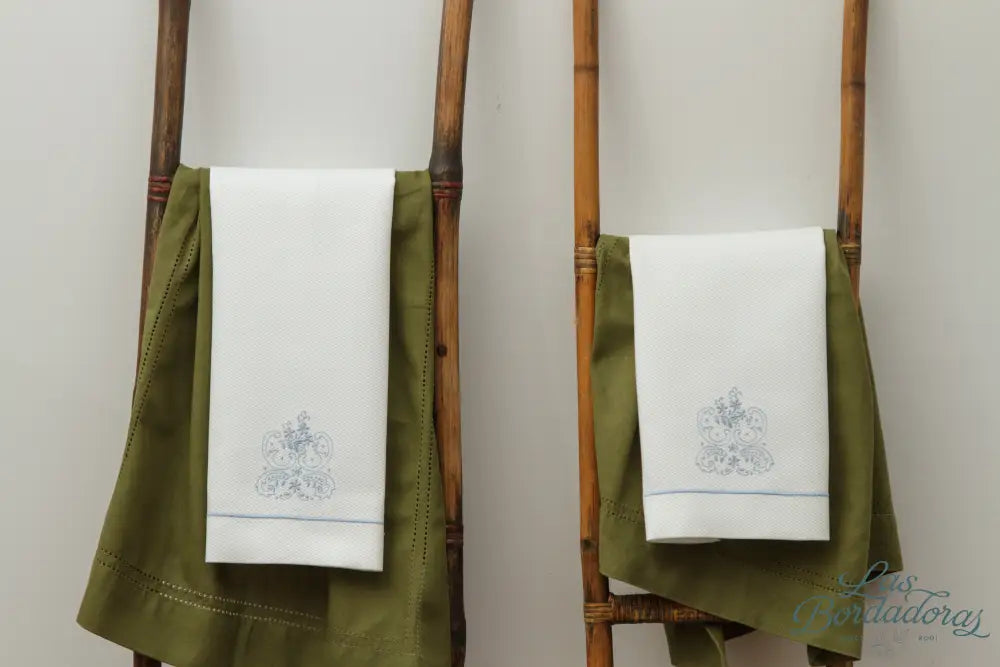 Guest Towels Betty’s Flowers / Light Blue main