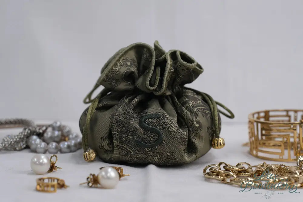 Jewelry Pouches Olive Green main