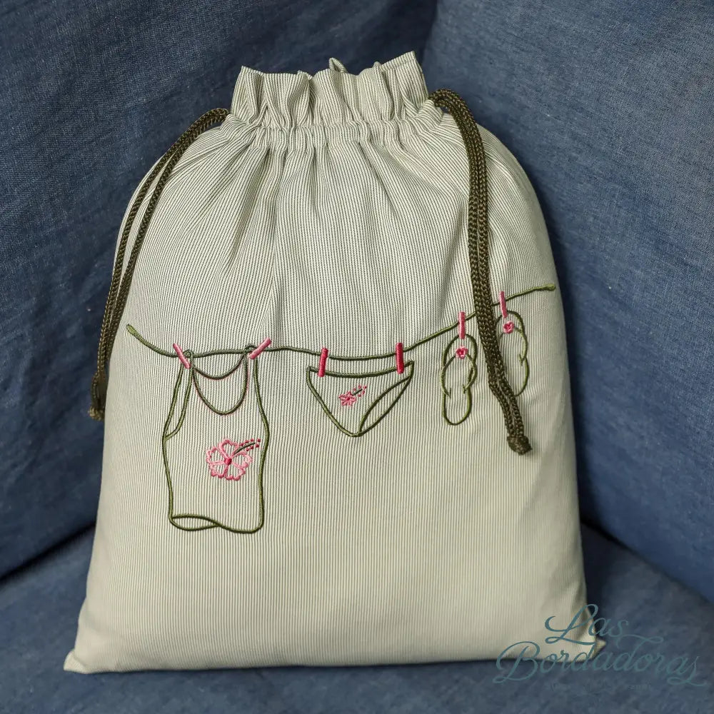 Ladies Undergarment Bags Gumamela / Green main