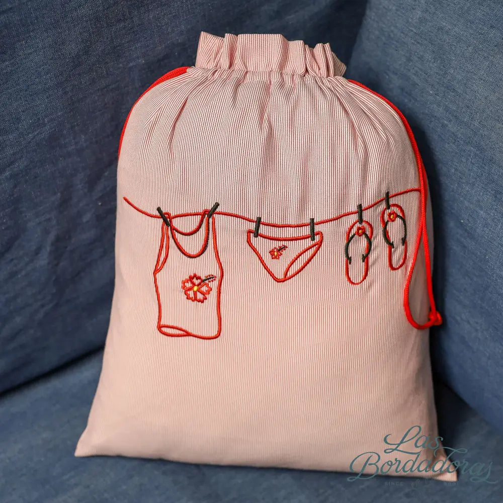 Ladies Undergarment Bags Gumamela / Red main