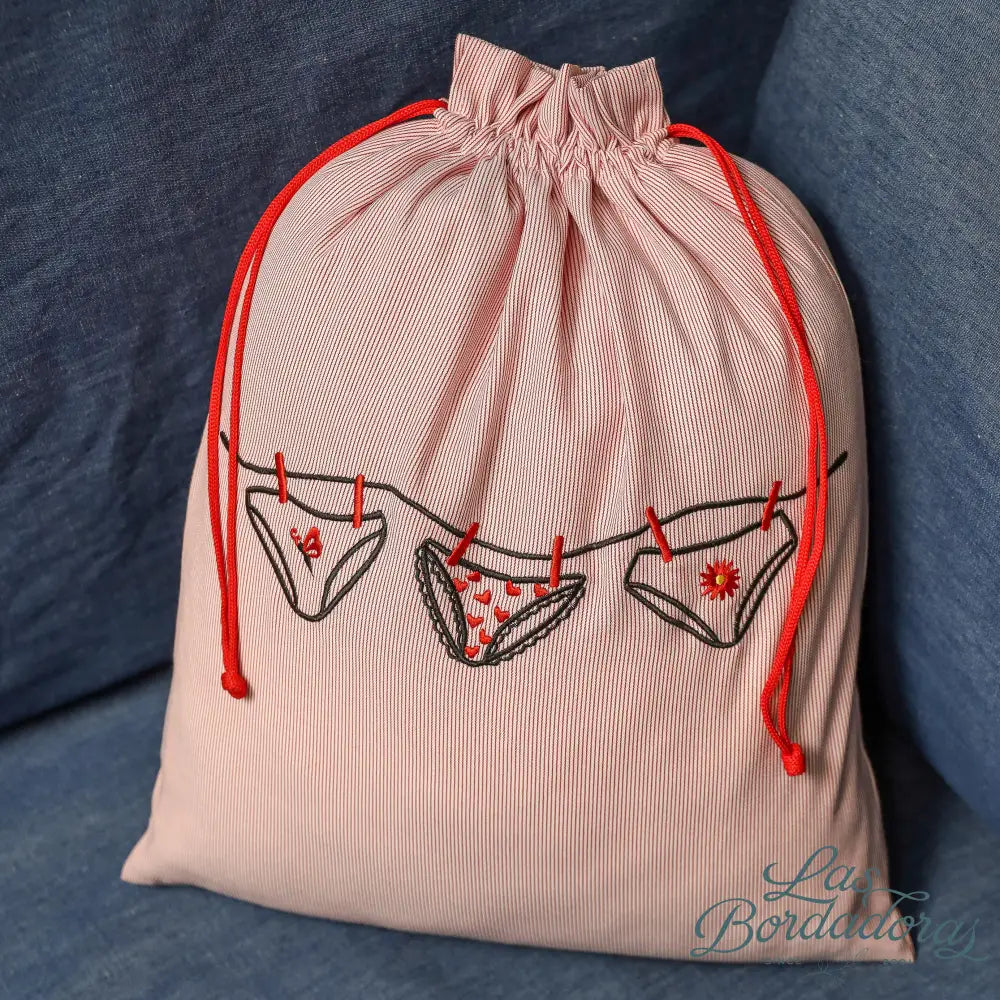 Ladies Undergarment Bags Panties / Red main