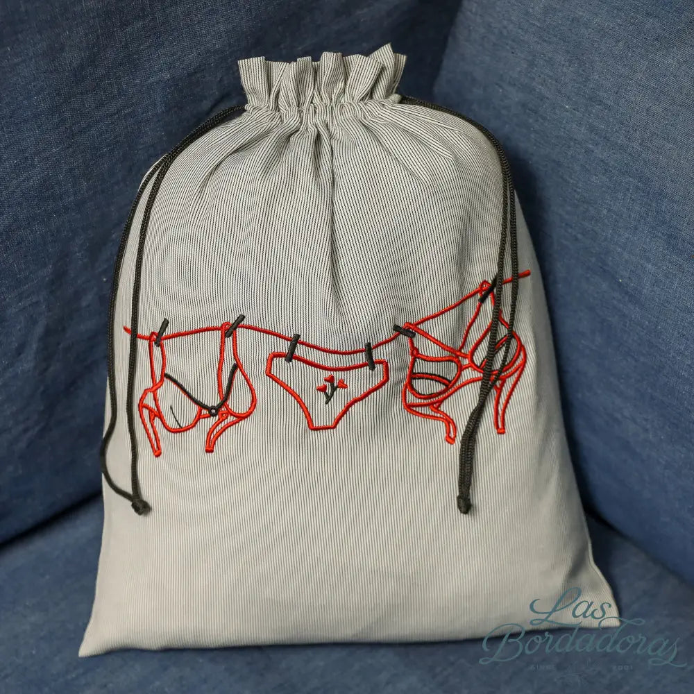 Ladies Undergarment Bags Tulips / Black main