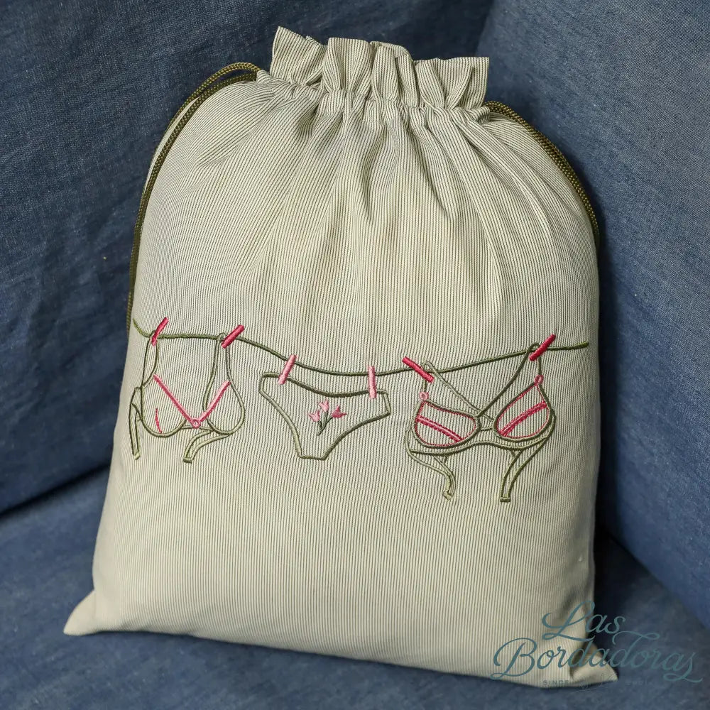 Ladies Undergarment Bags Tulips / Green main