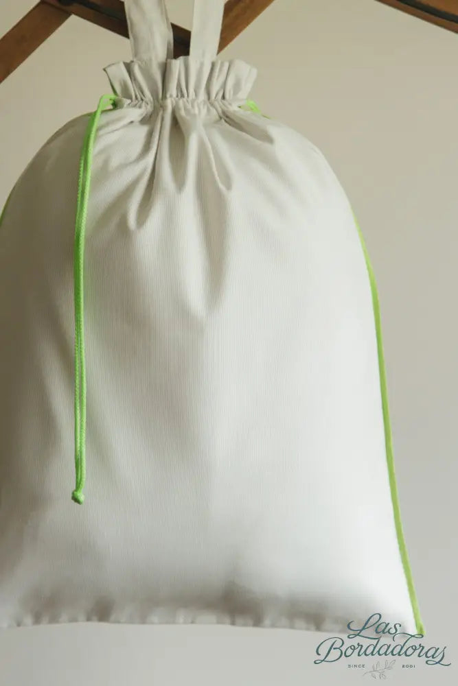 Laundry Bags Small / Gray with Apple Green main
