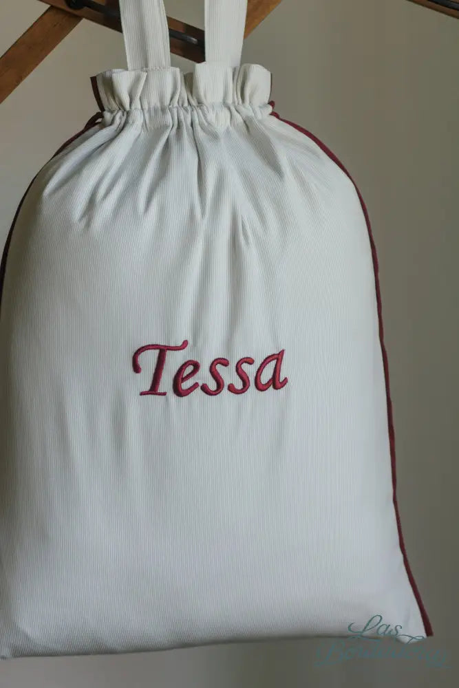Laundry Bags Small / Gray with Maroon main