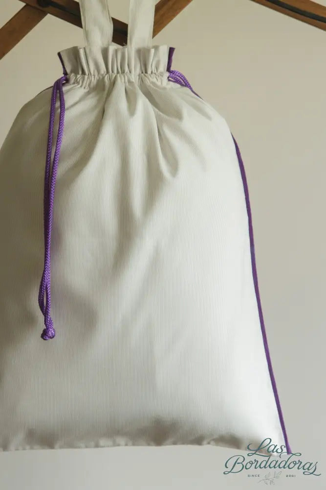 Laundry Bags Small / Gray with Purple main