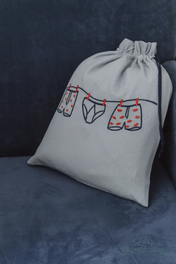 Mens Undergarment Bags Lips / Navy Blue main