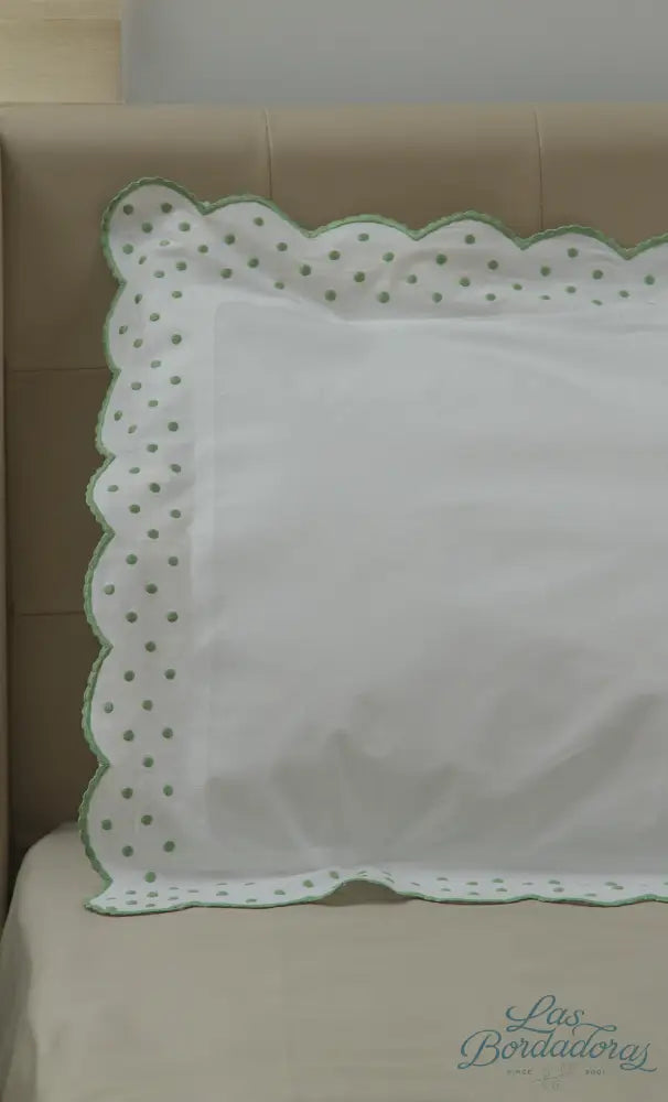 Shams Dots with Rosepoint / Green