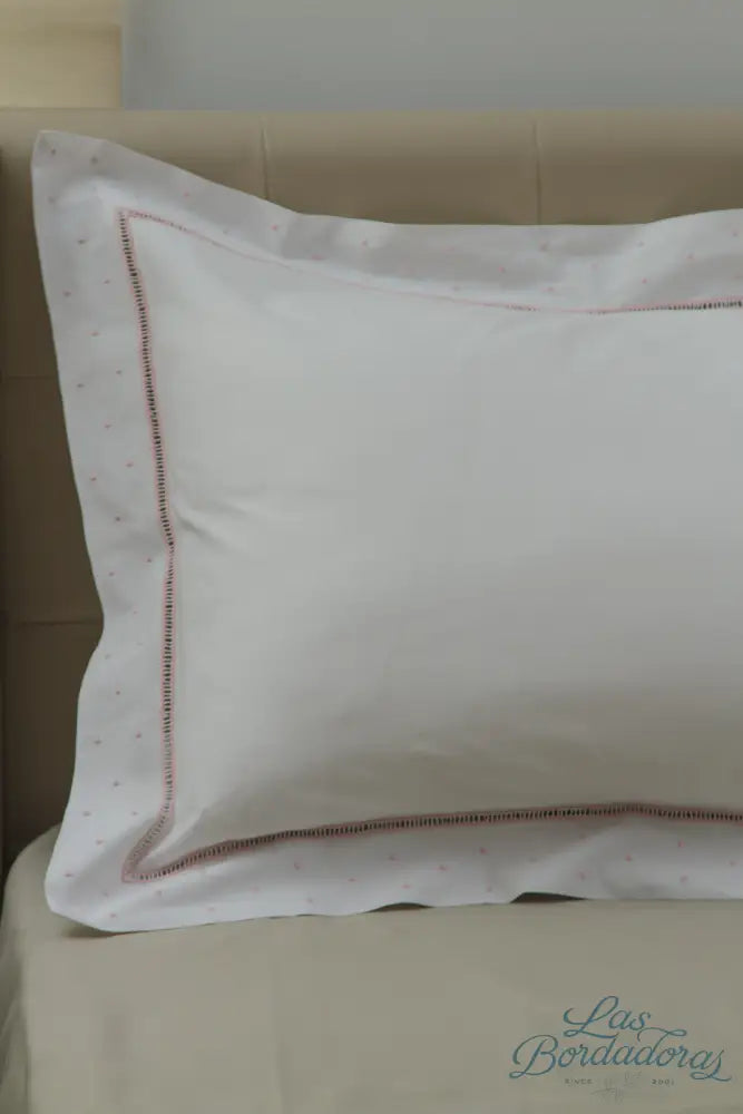 Shams Lace & Dots / Pink