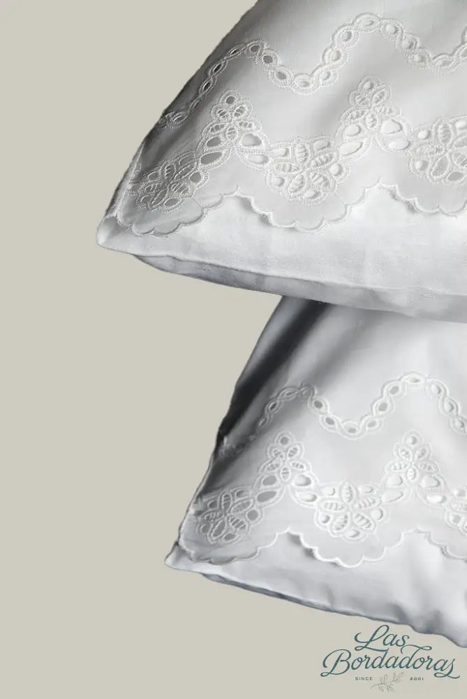 Standard Pillow Cases Calado / White