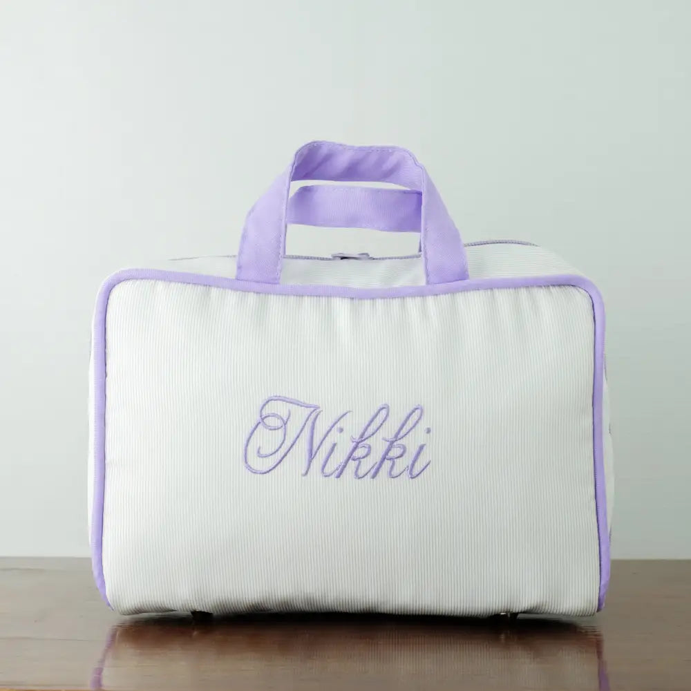 Toiletry Bags Ladies / Gray with Lavender main