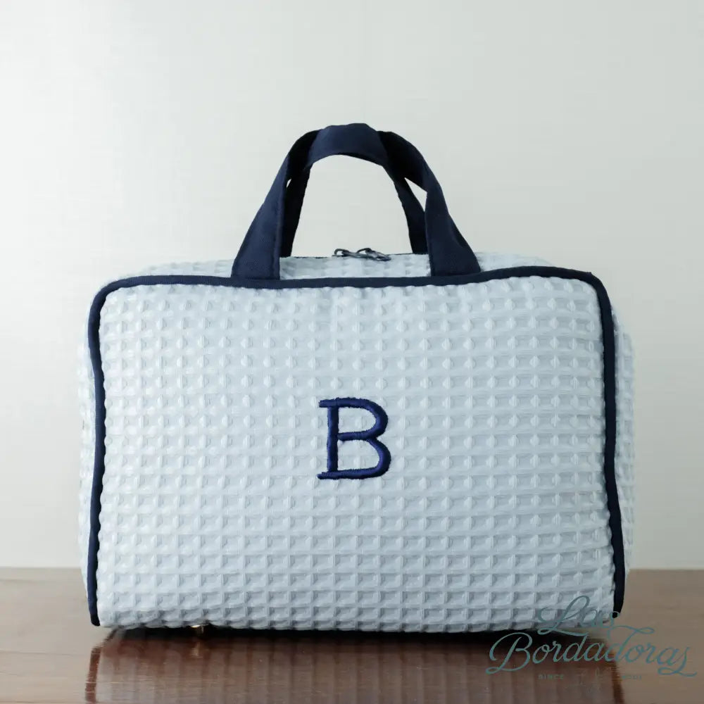 Toiletry Bags Ladies / Light Blue Waffle main
