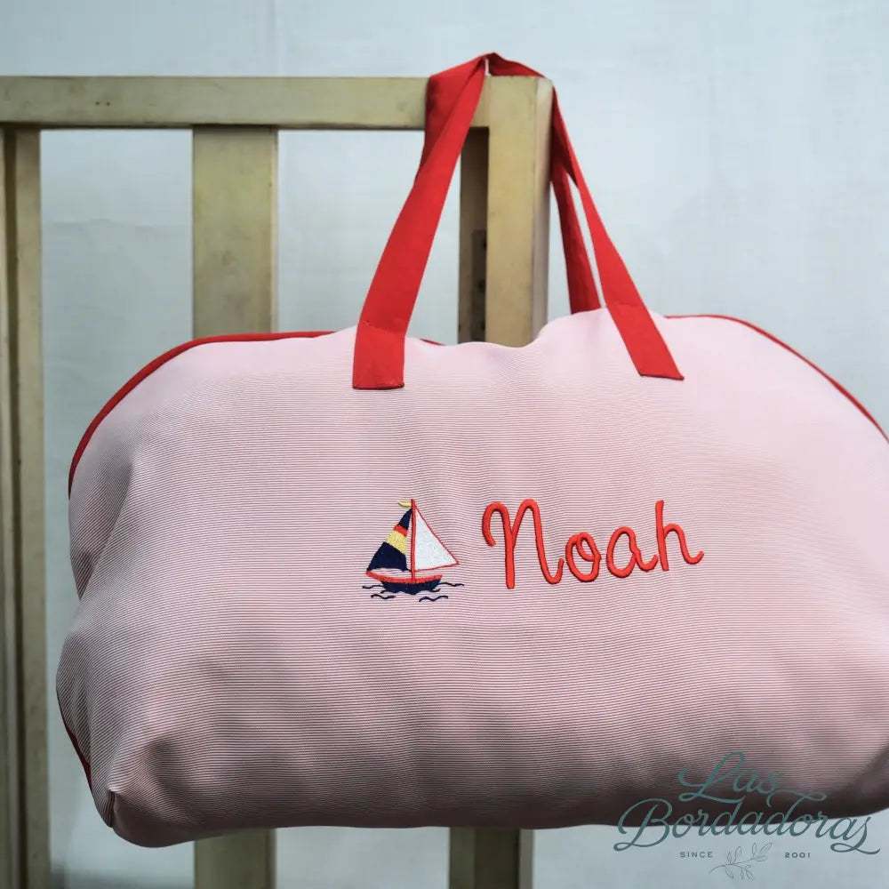 Travelling Baby Bag Boat / Red main