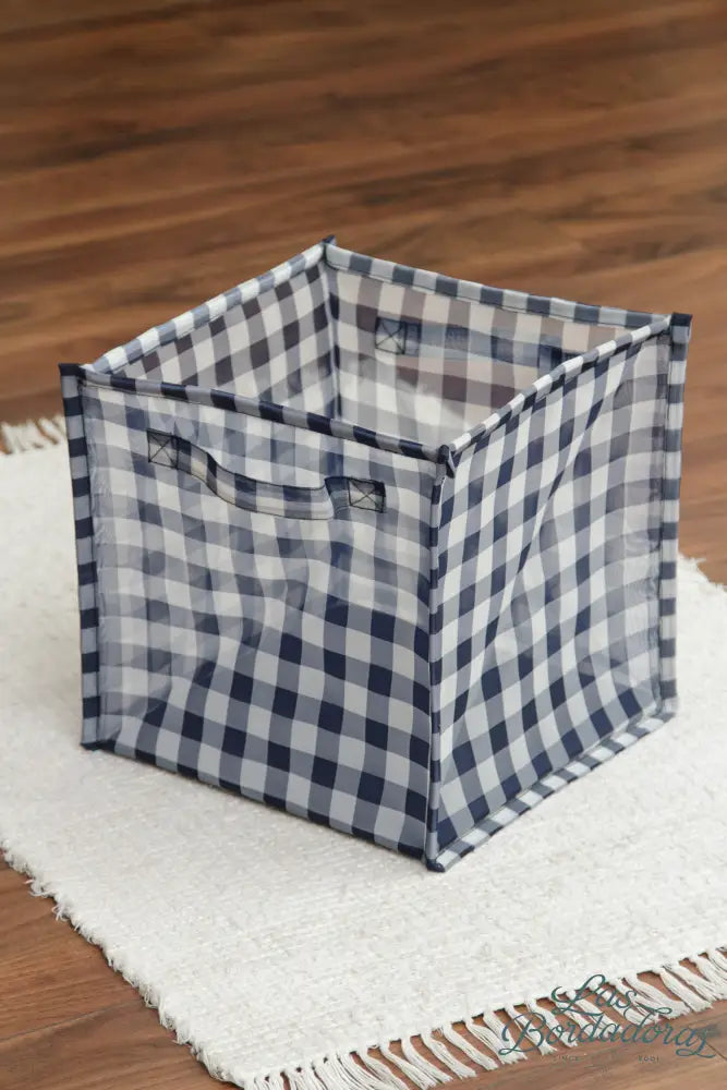 Twist Box Blue Checkered main